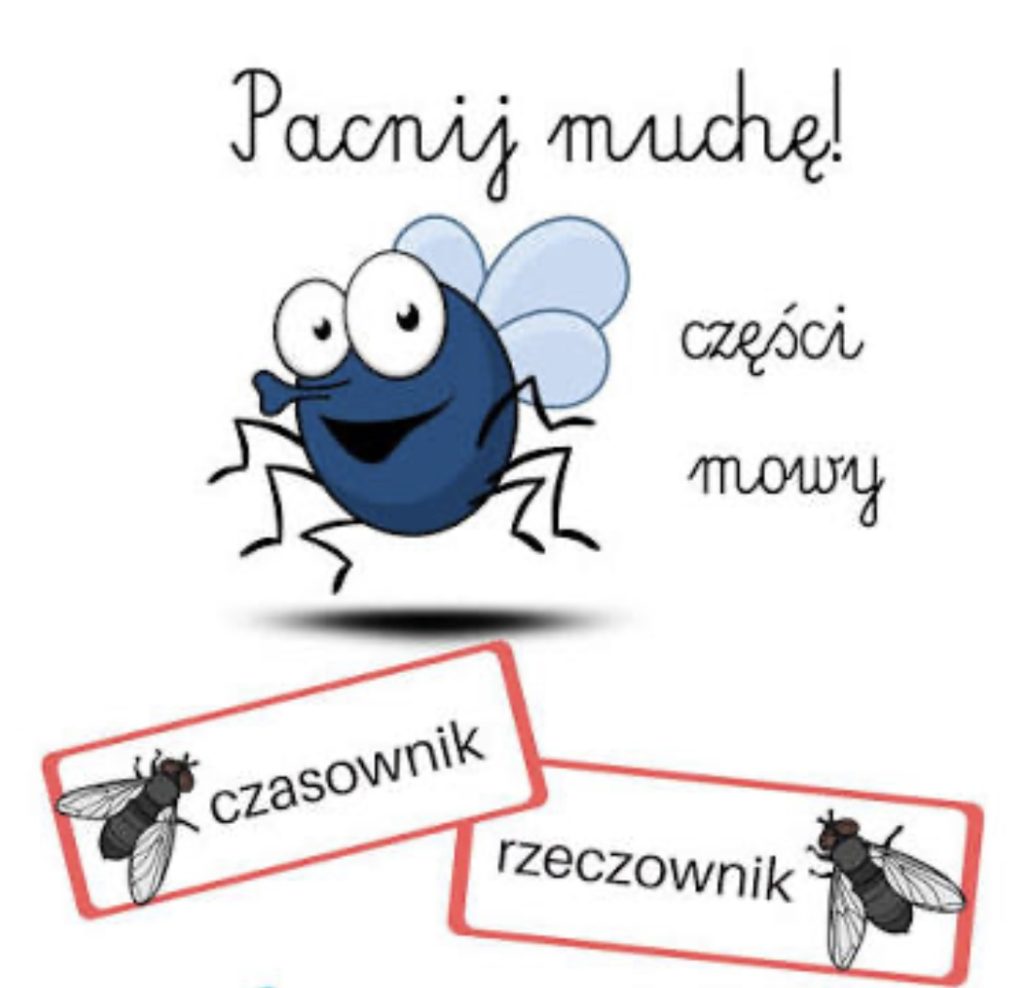 „Pacnij muchę” – Części mowy na wesoło!