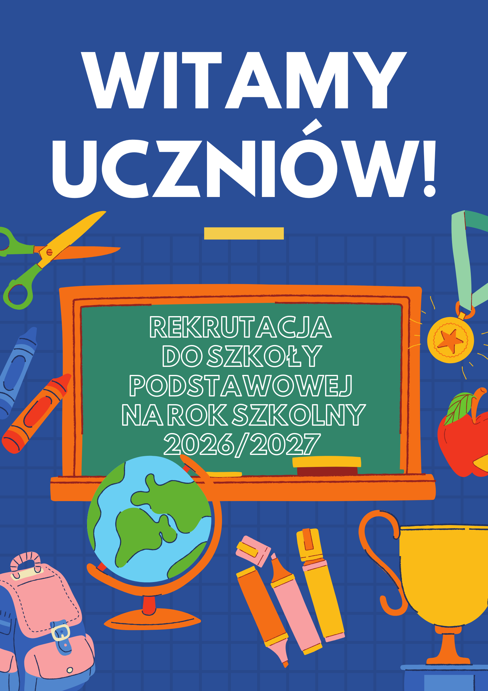 RUSZYŁA REKRUTACJA DO SZKOŁY PODSTAWOWEJ NA ROK SZKOLNY 2026/2027